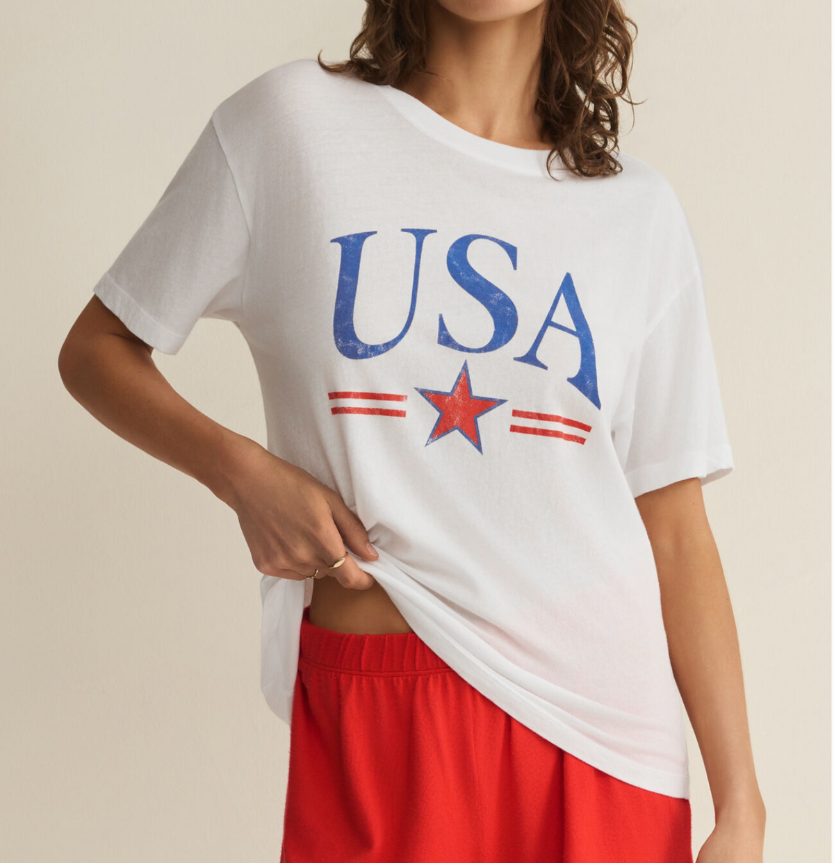 USA Star Boyfriend Tee