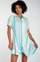 Short Sleeve Shirt Dress
