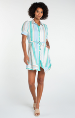 Short Sleeve Shirt Dress