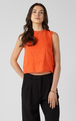 Embroidered Lace Tank