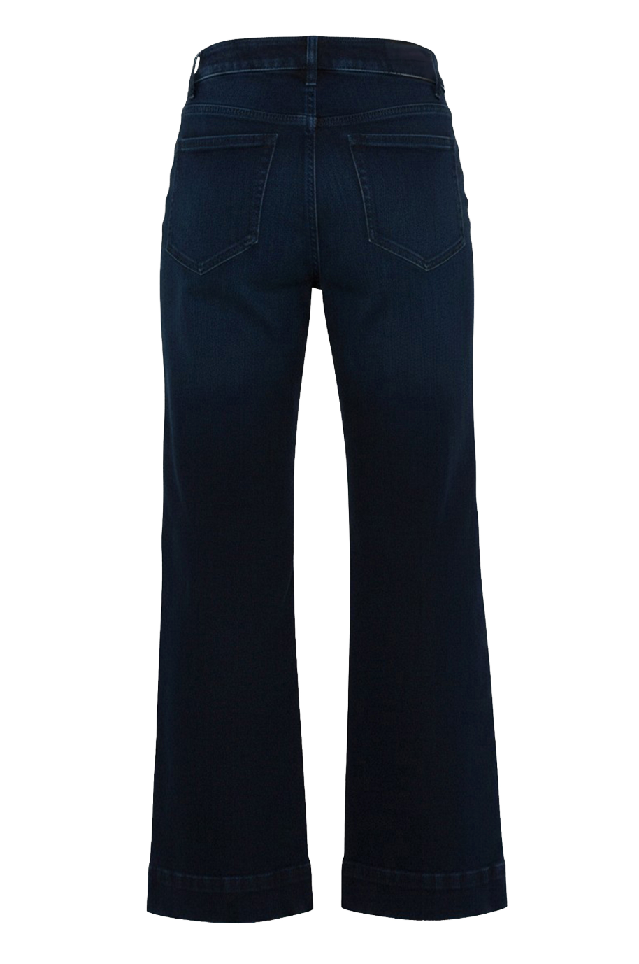 Patch Pocket Wide Leg Denim