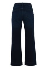 Patch Pocket Wide Leg Denim