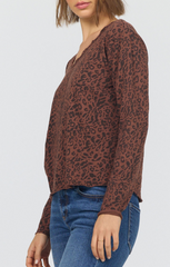 Vanya L/S Vneck Tee