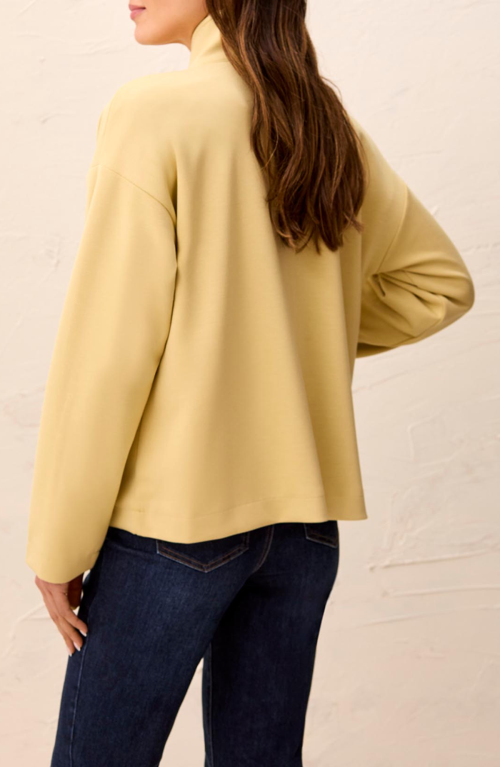 Zip Front Coat w/ Pockets