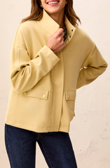 Zip Front Coat w/ Pockets