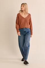 Vneck L/S Sparkle Sweater