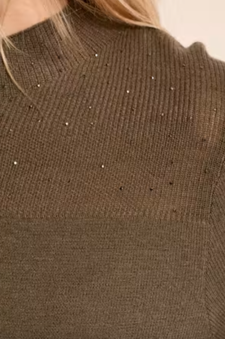 Sparkle Shoulder L/S Sweater