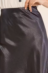 Woven Midi Skirt