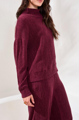 Two Tone Drop Shoulder Top
