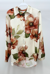 Longsleeve Button Down Floral Blouse