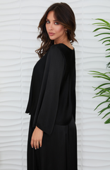 Silky Long Sleeve Blouse