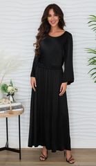 Silky Long Sleeve Blouse