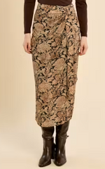 Wrap Front Skirt