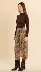 Wrap Front Skirt