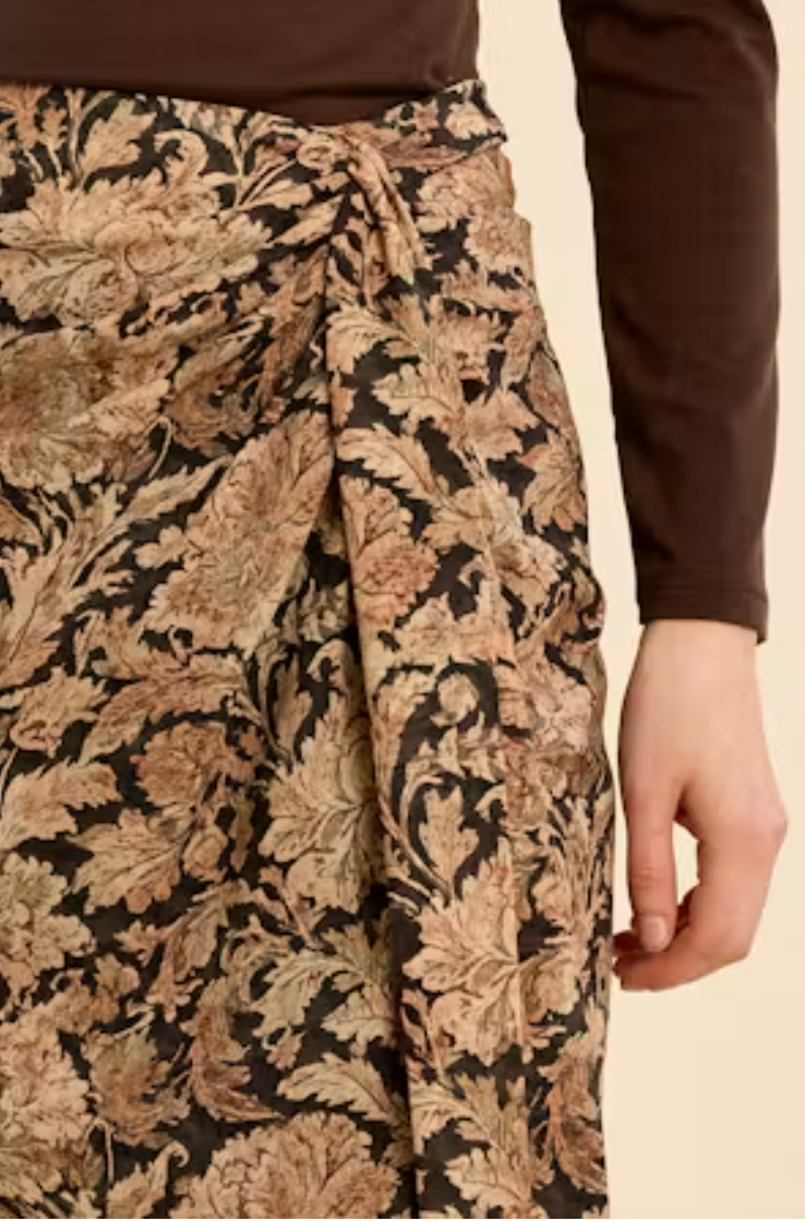 Wrap Front Skirt