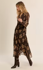 Long Sleeve Wrap Dress