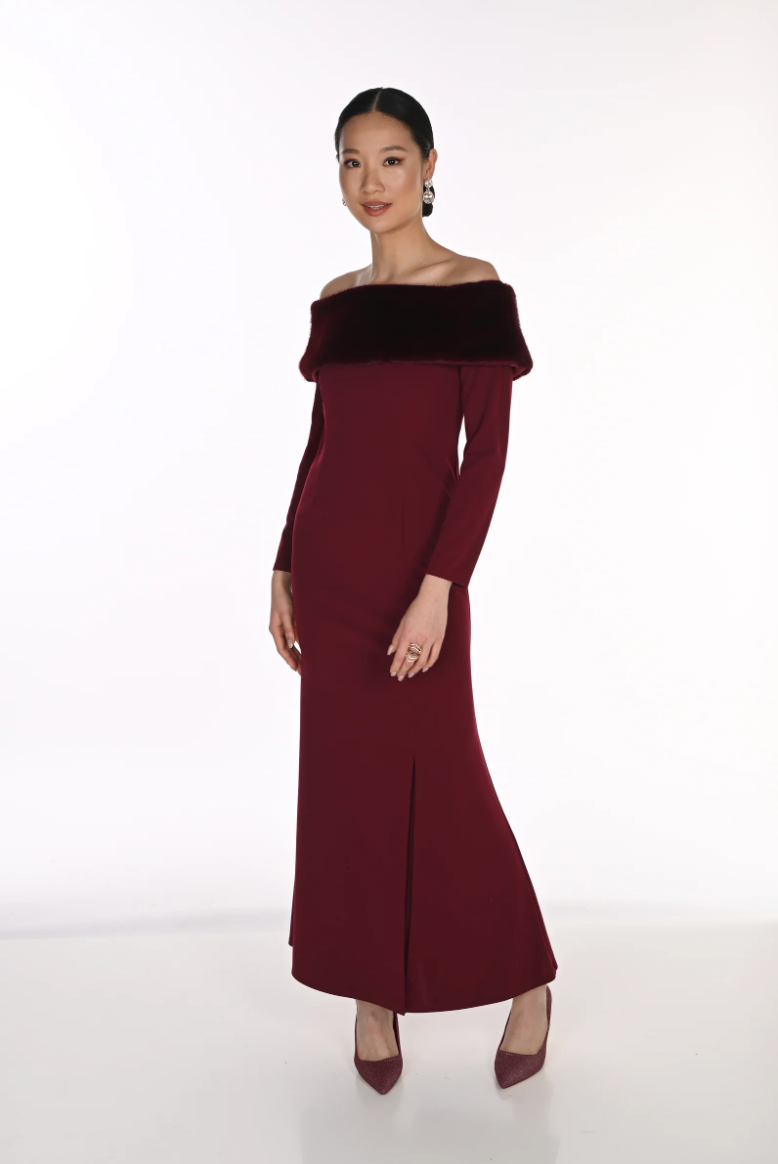 Claire Fur Dress