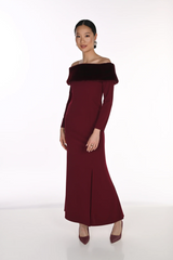 Claire Fur Dress