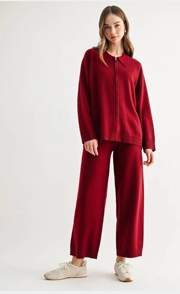 Sia Straight Leg Knit Pant