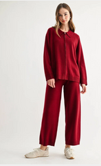 Sia Straight Leg Knit Pant