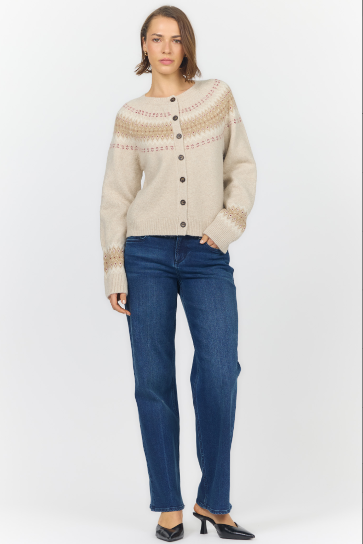 Amina Button Front Cardigan