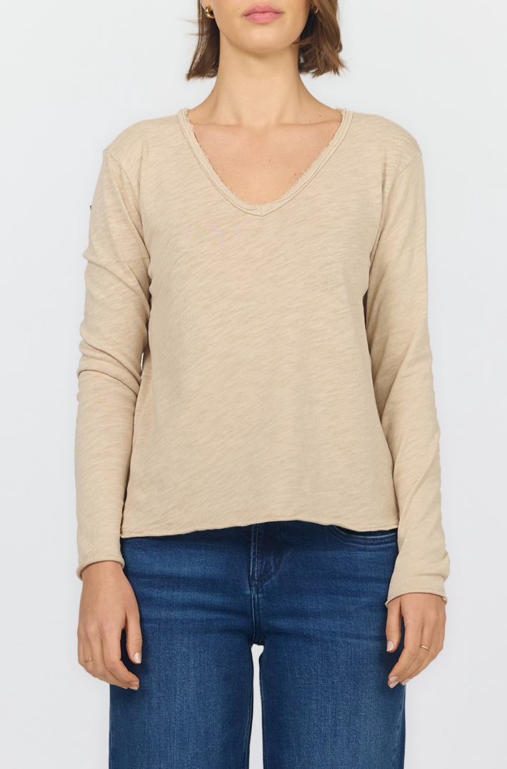 Vanya L/S Vneck Tee