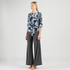 3/4 Sleeve Side Tie Top