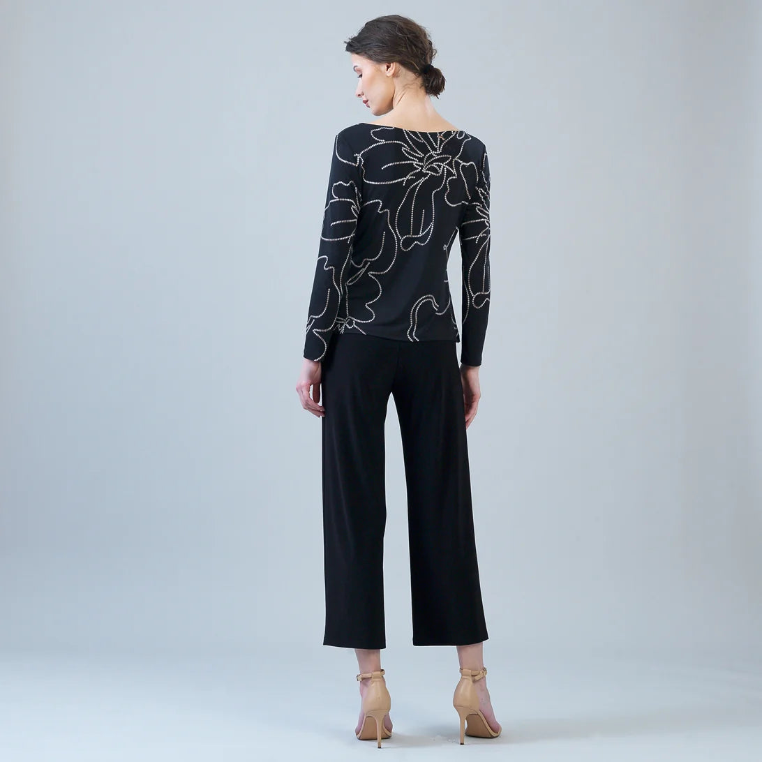 Floral Starlight Side Twist Top