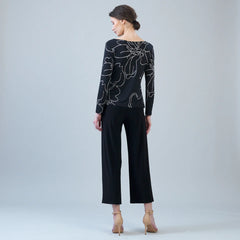 Floral Starlight Side Twist Top