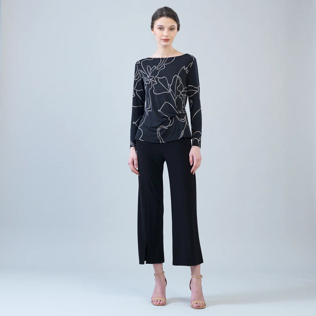 Floral Starlight Side Twist Top