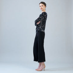 Floral Starlight Side Twist Top