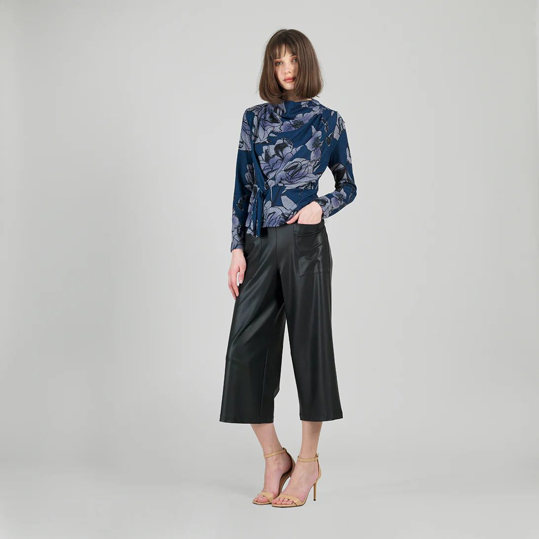 Floral Loop Front Sweater
