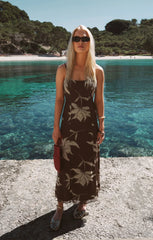 Charisma Floral Mesh Midi Dress