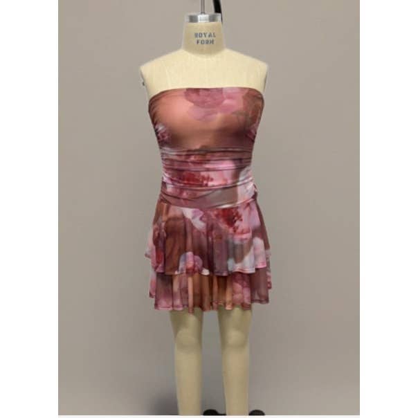 Floral Tiered Dress