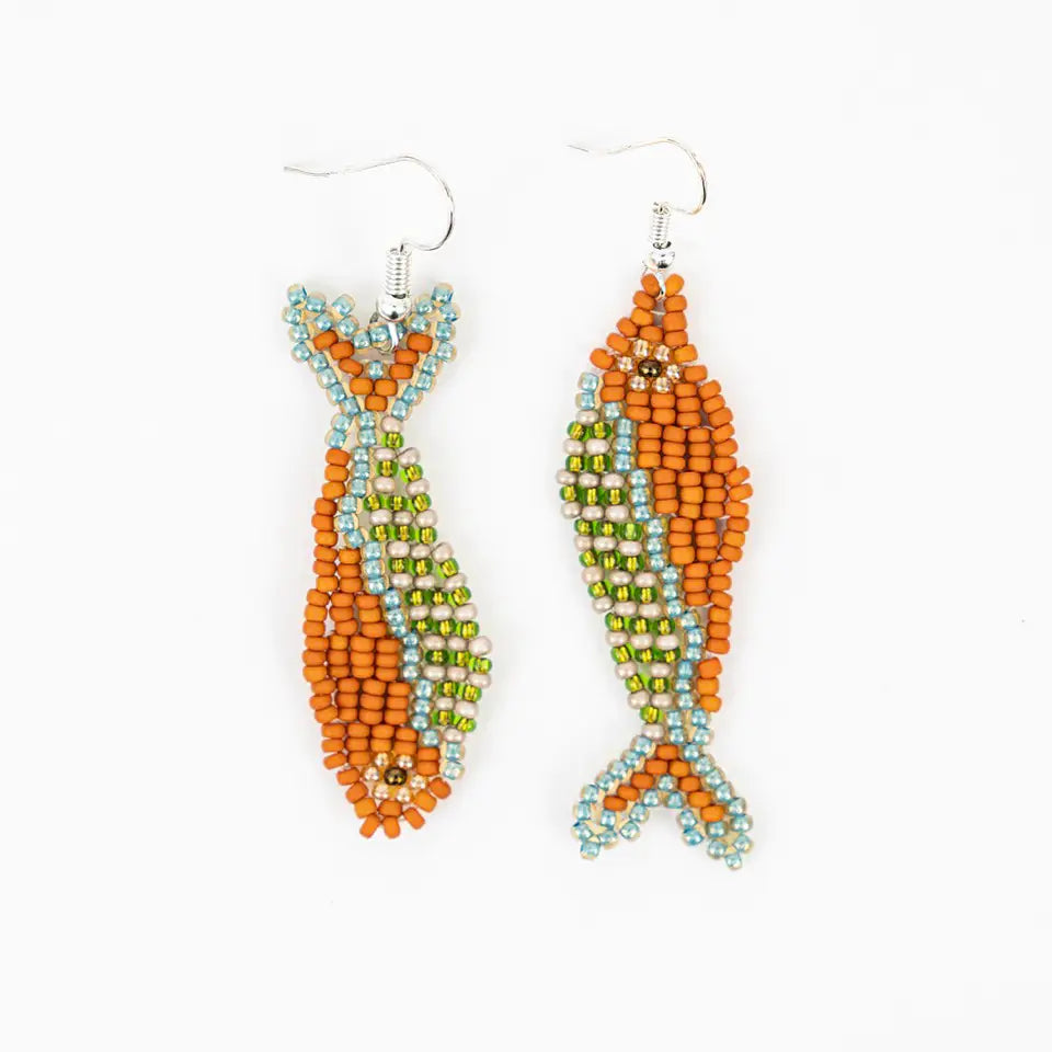 Fish Bead Earrings