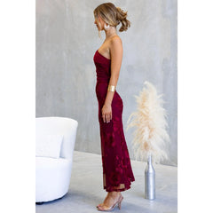 Asymmetrical Off Shoulder Midi Dress