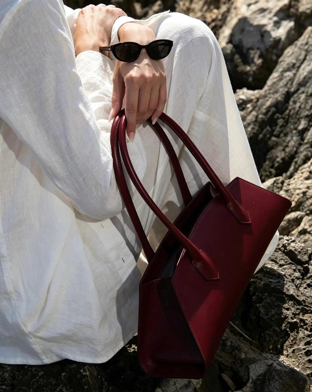 Genuine Calfskin Shoulder Bag