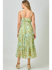 Tiered Tie Front Dress