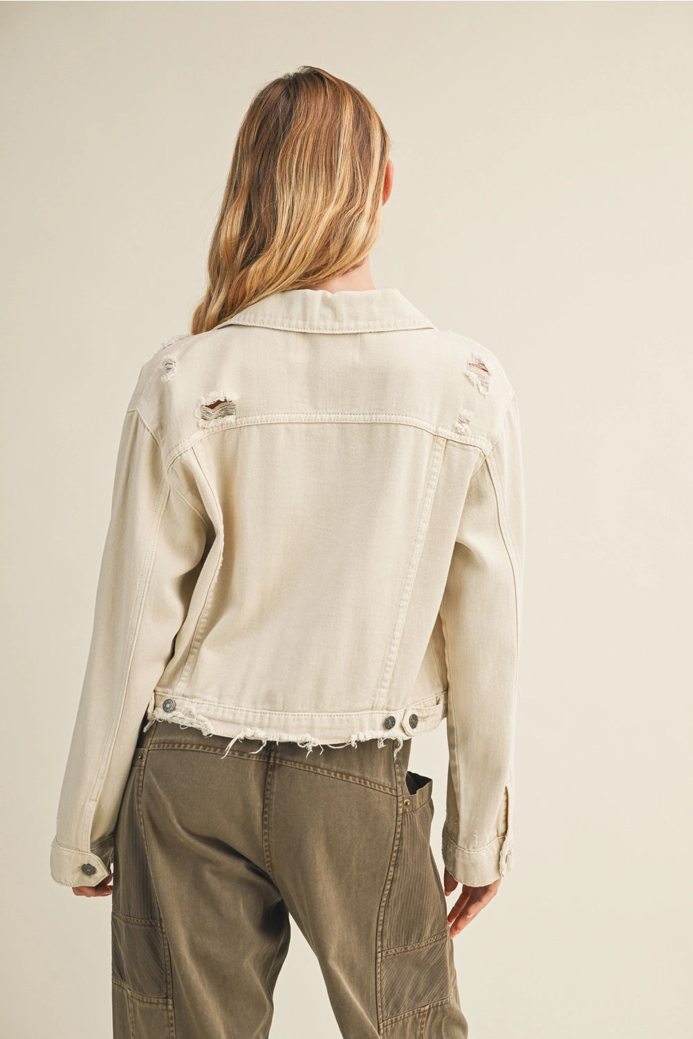Distressed Denim Jacket