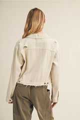 Distressed Denim Jacket