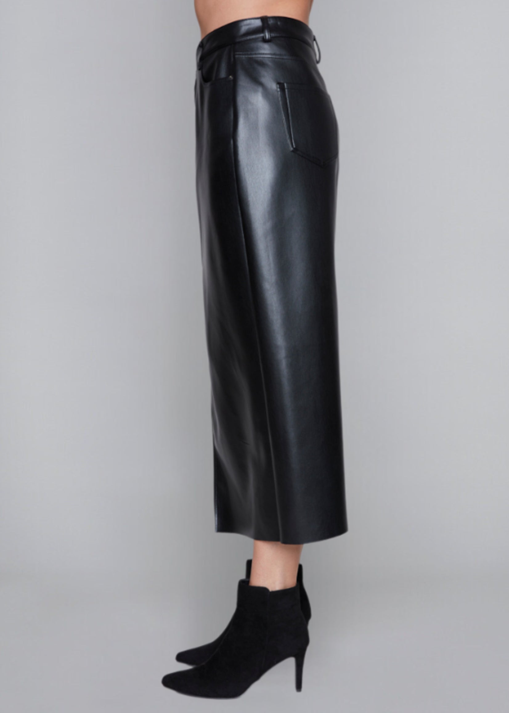 Faux Leather Skirt