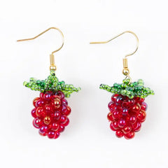 Raspberry Earrings