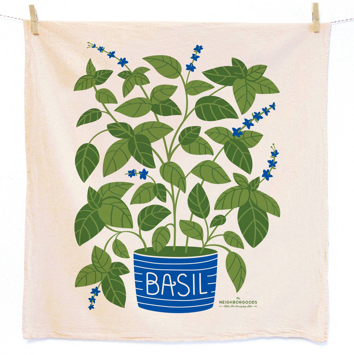 Poppy Patch (Poppies, Basil) - Tea Towel Set