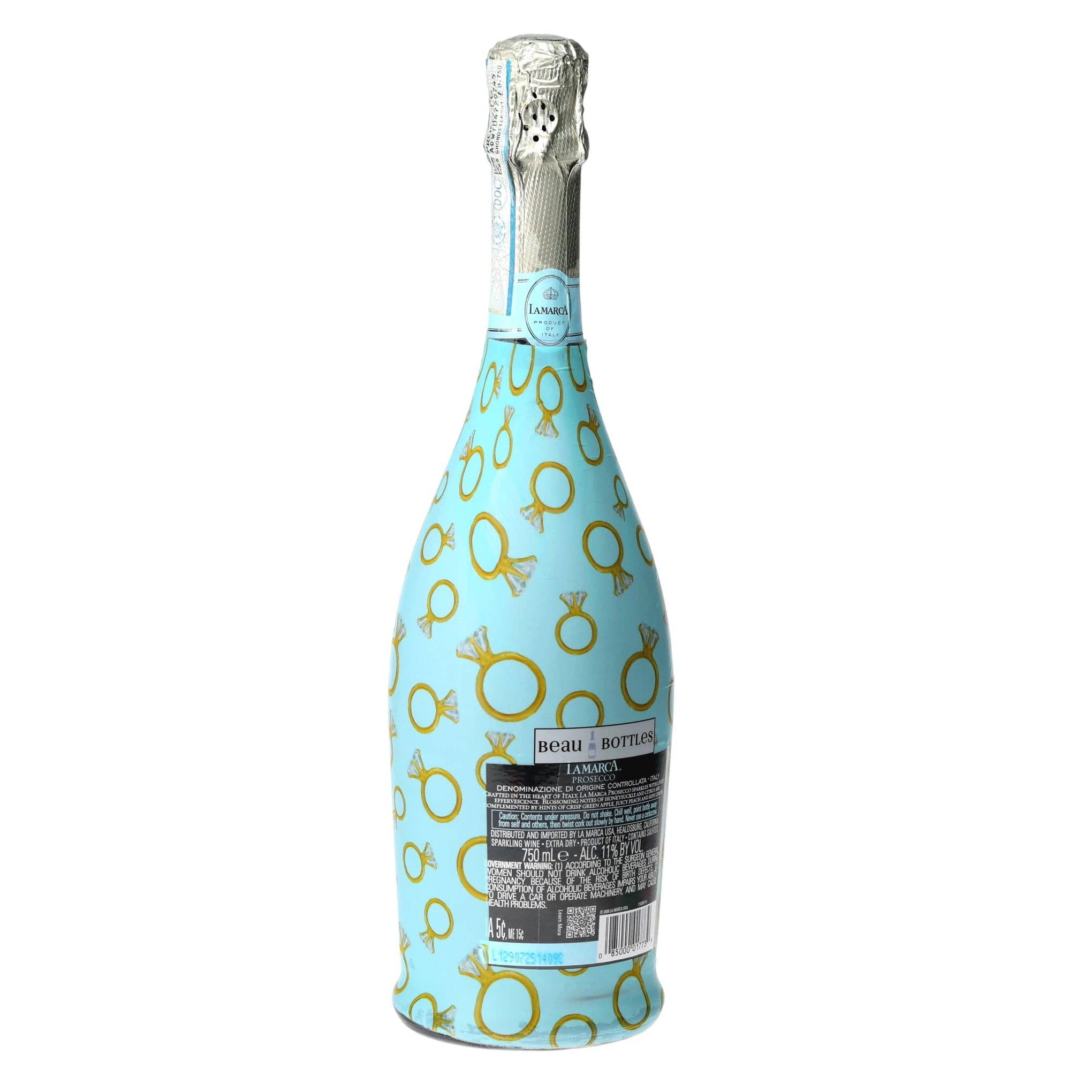 Beau Bottles Blue Engagement Ring - Prosecco Collection