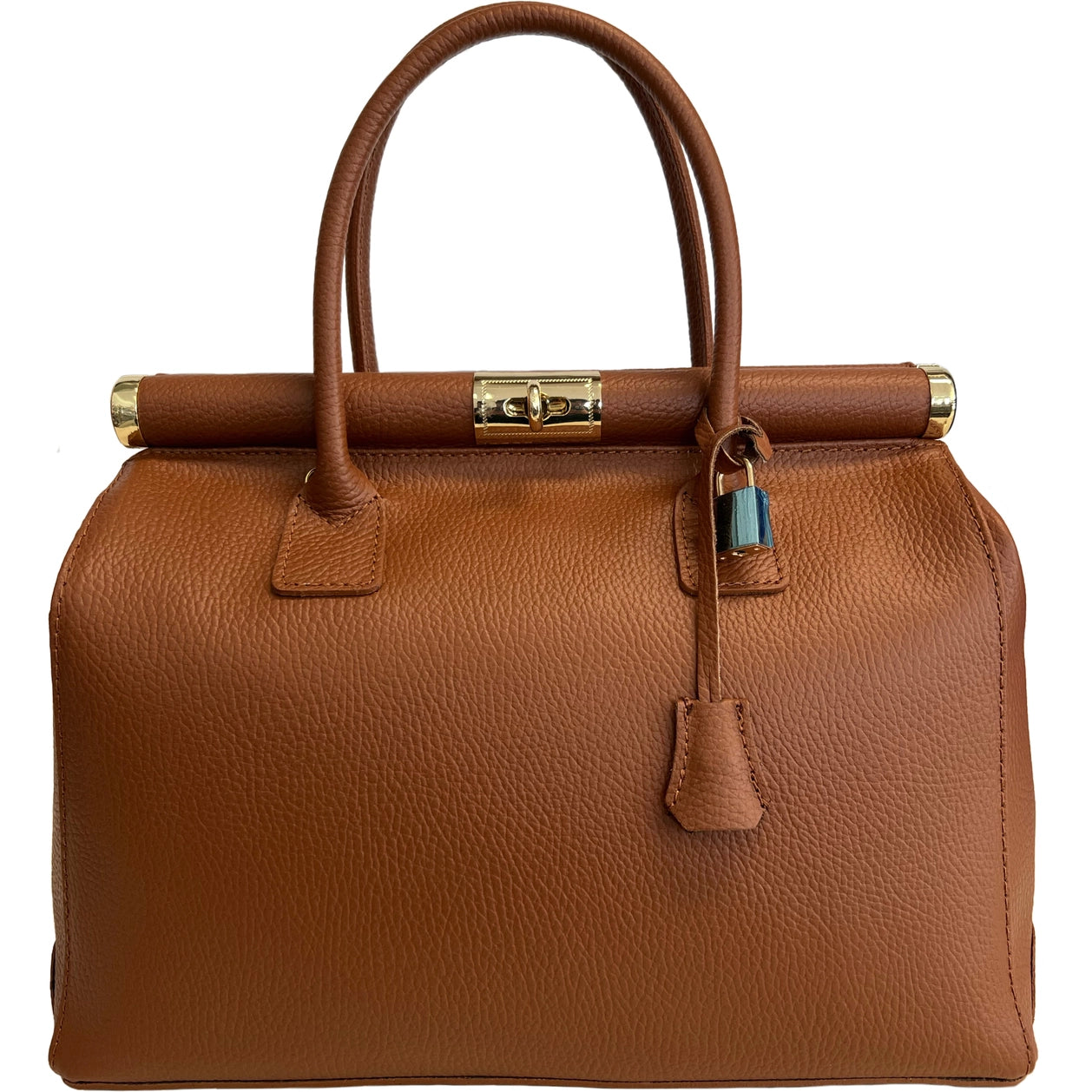 Leather Suitcase Handbag