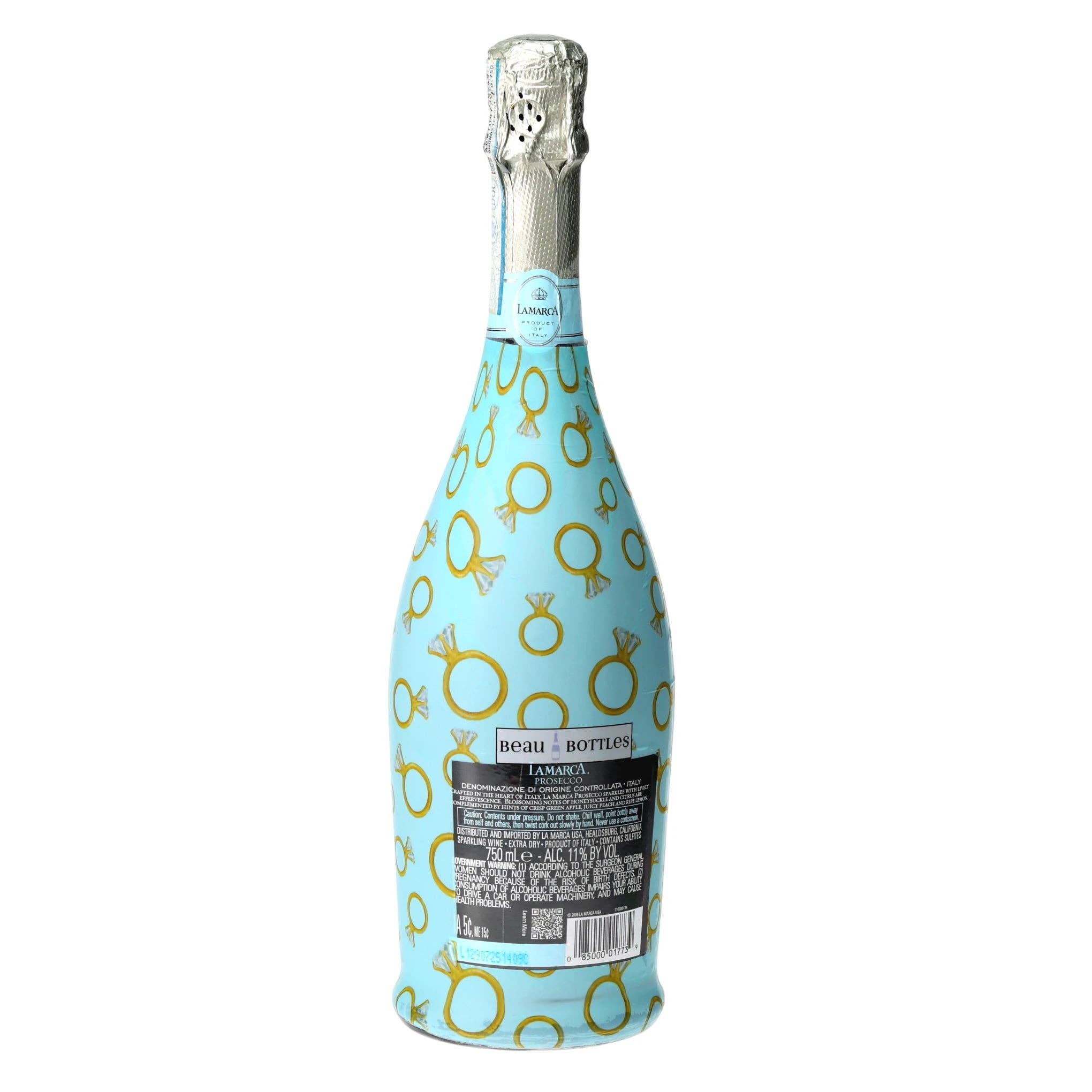 Beau Bottles Blue Engagement Ring - Prosecco Collection