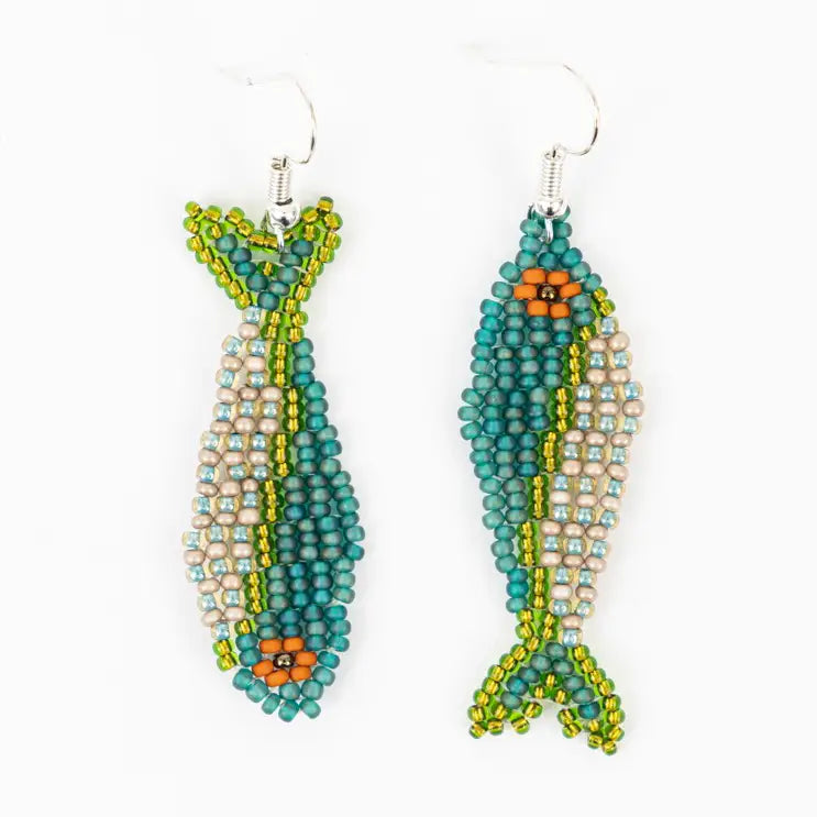 Fish Bead Earrings
