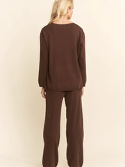 Knit Sweater Pant Set