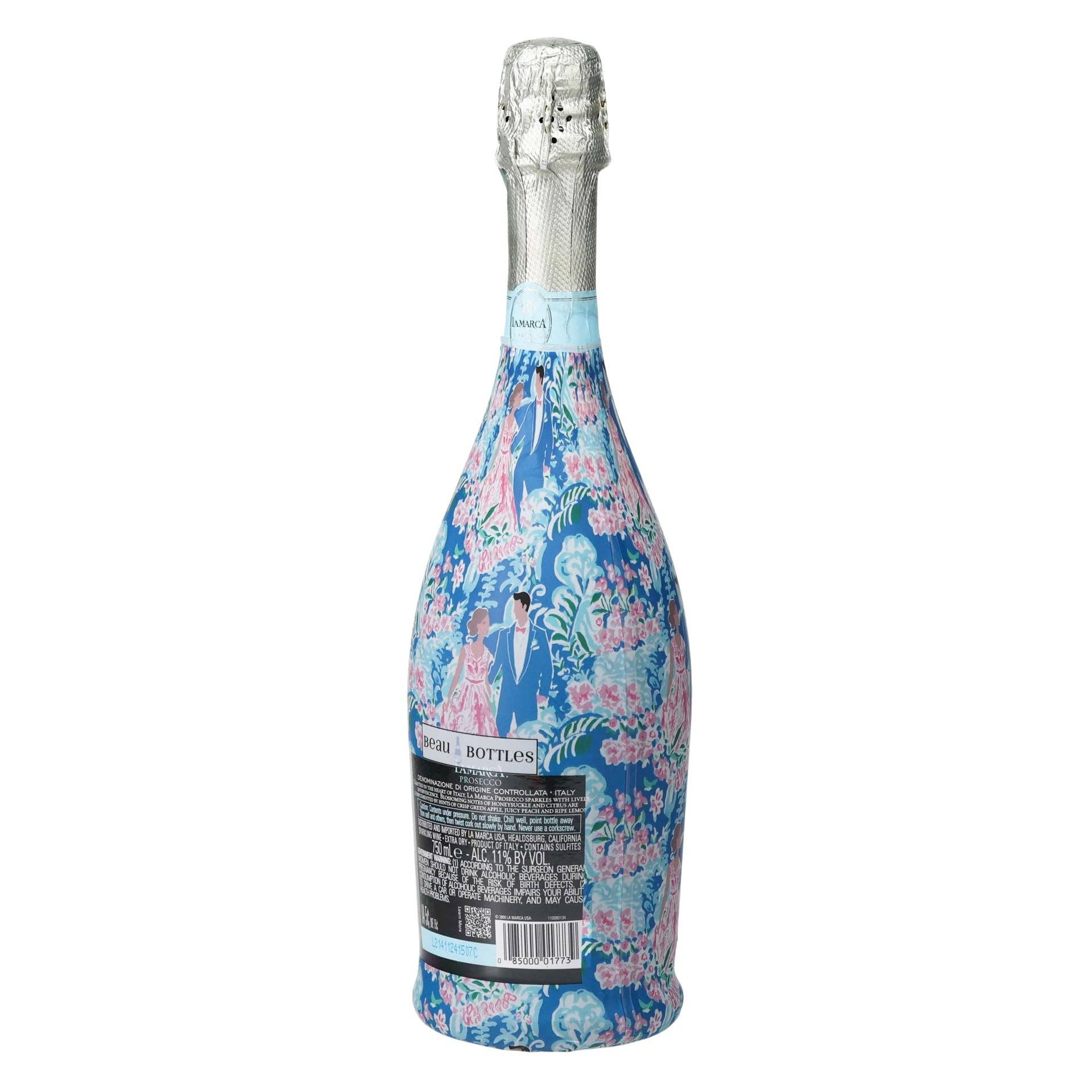 Beau Bottles Preppy Bride and Groom- Prosecco Collection