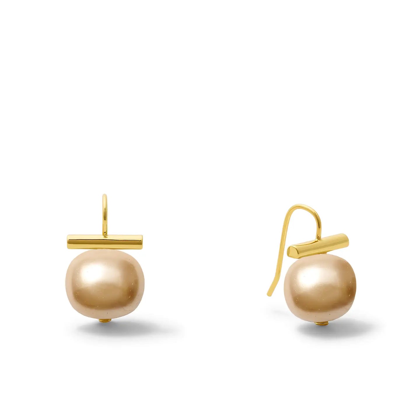 Classic Pebble Pearl Earrings
